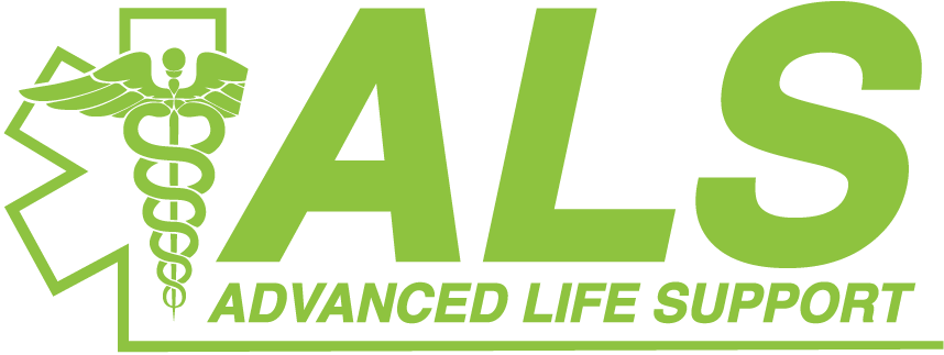 ALS Advanced Life Support service badge for Stark County Ambulance