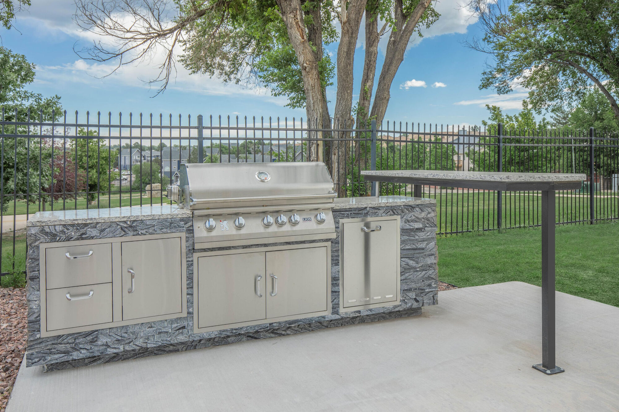 Grilling area