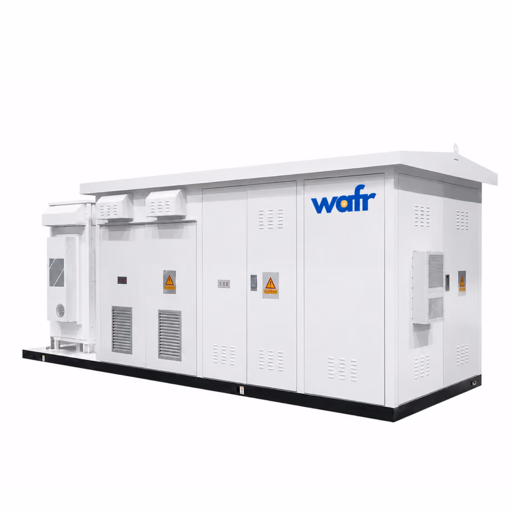 Integrated Power Conversion and Voltage Boosting Cabinet