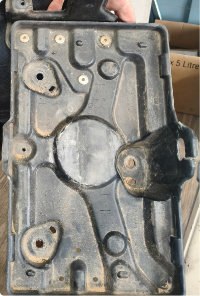 Radiator before cleaning