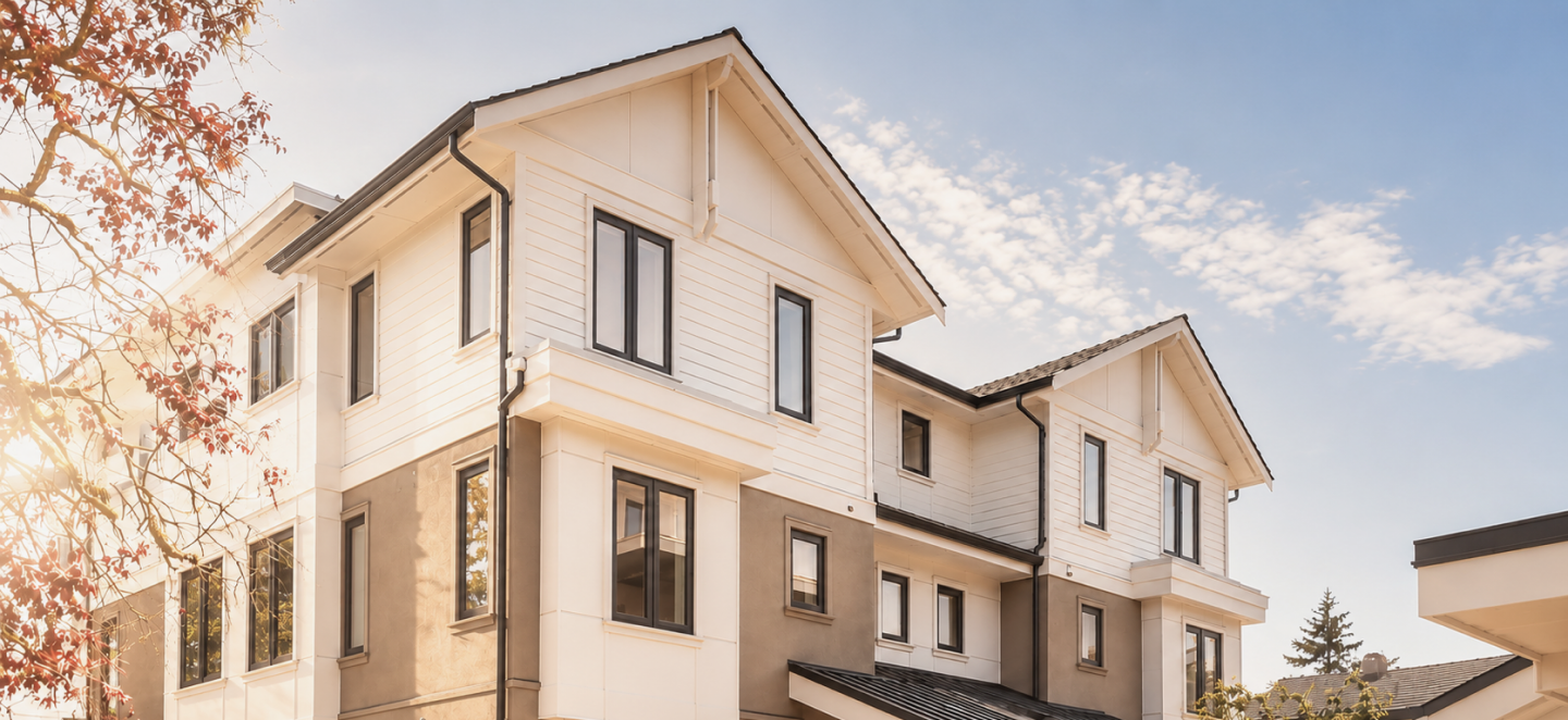 Oakton exterior residence at Oak + 52nd in Vancouver