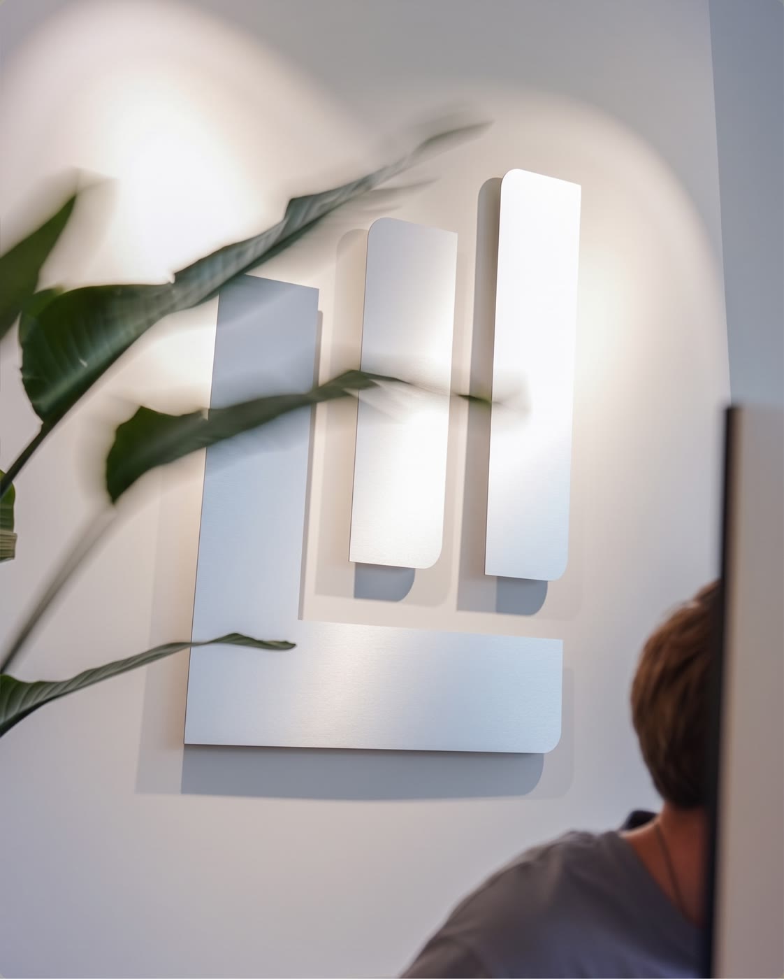 The Onpressive logo on the studio wall