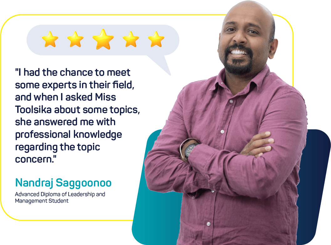 Photo of a Danford College student sharing a course testimonial
