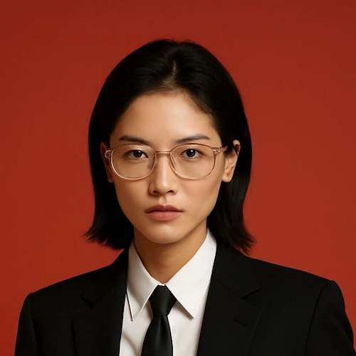 Portrait of Maya Chen, Croma creative director.
