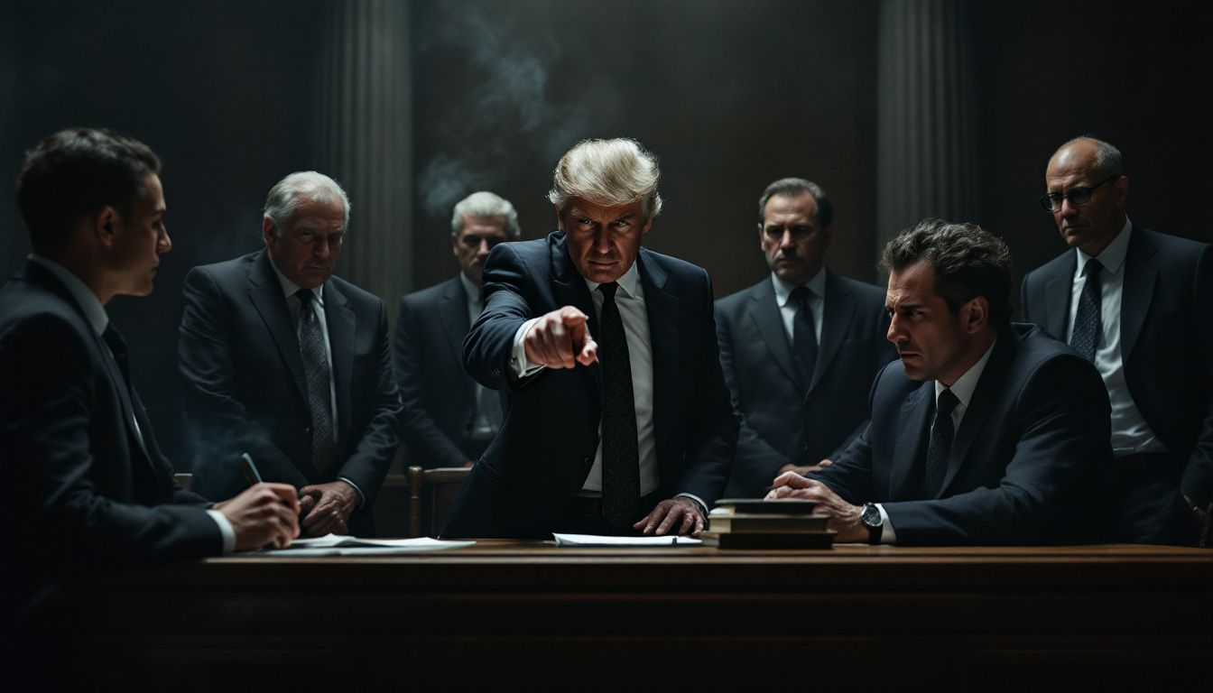 A group of attorneys discussing the process of deposing UK witnesses.