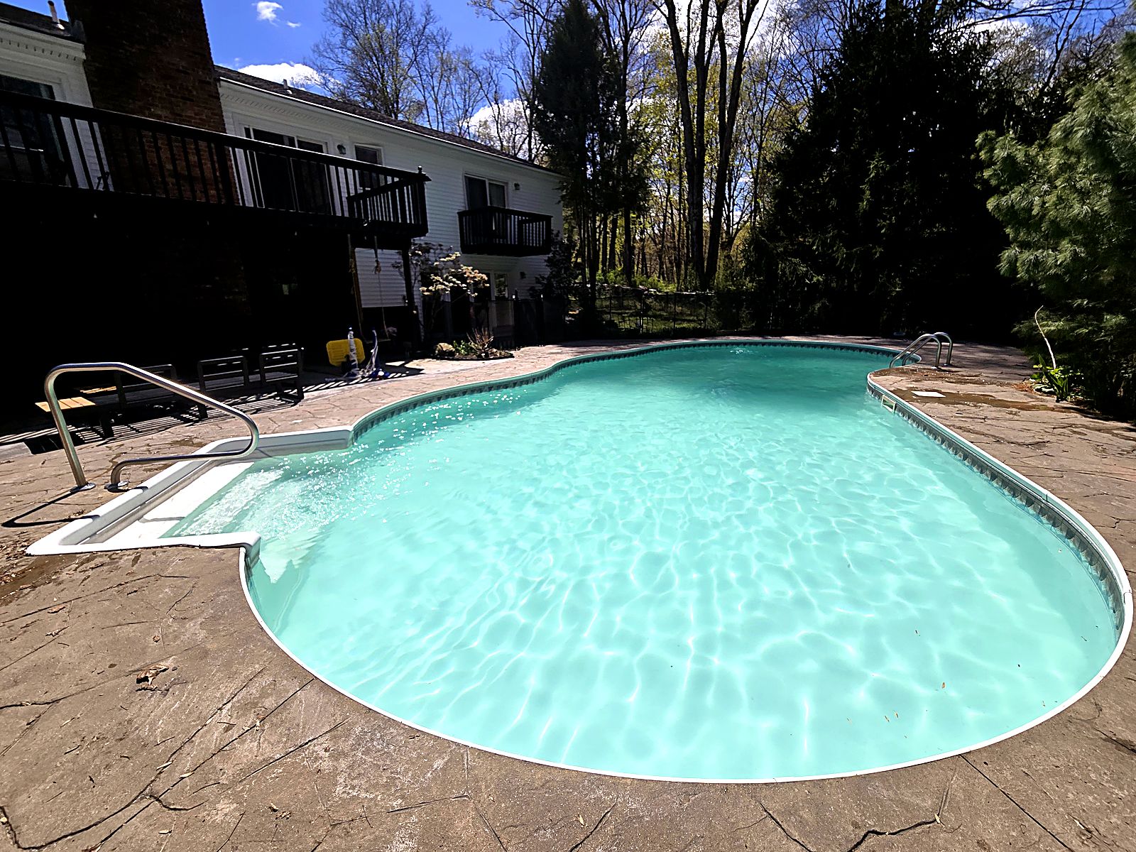Pool opened for the season by Blue Cross Pool Care, April 2026