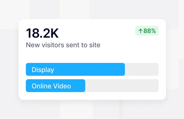 Illustration representing site visitor traffic
