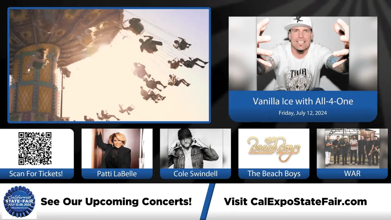 Events and ticketing industry advertising example