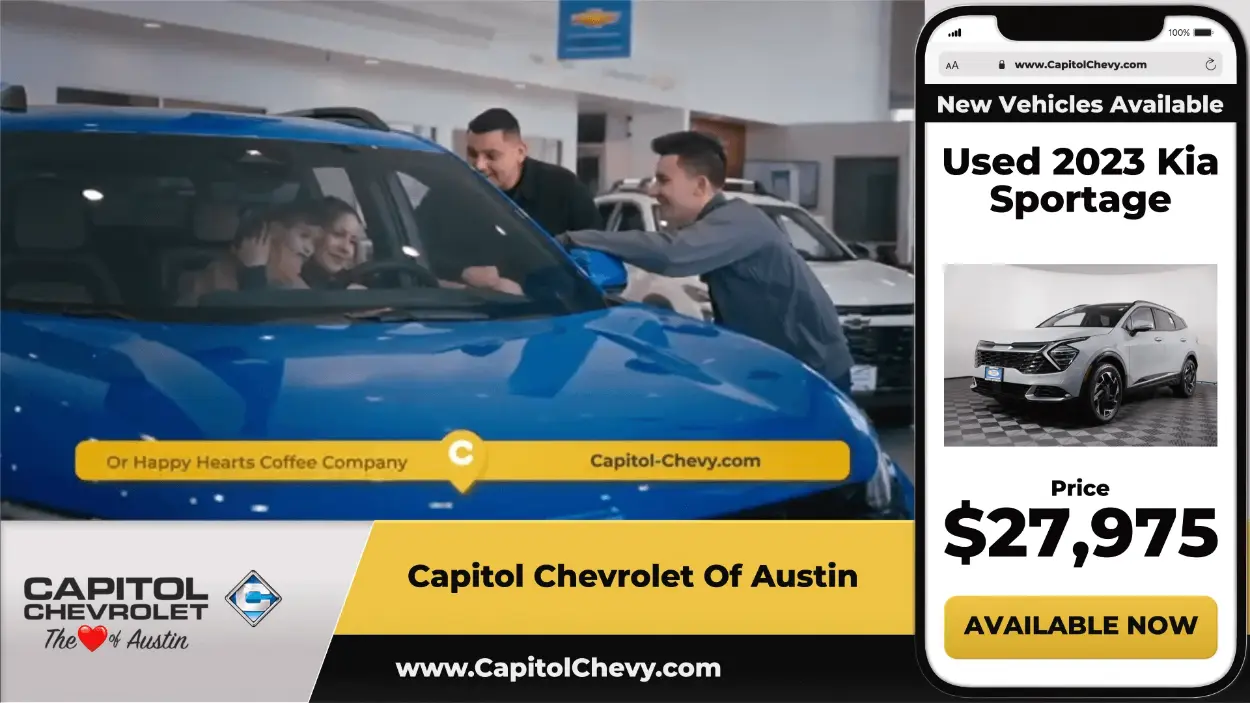 Automotive industry advertising example