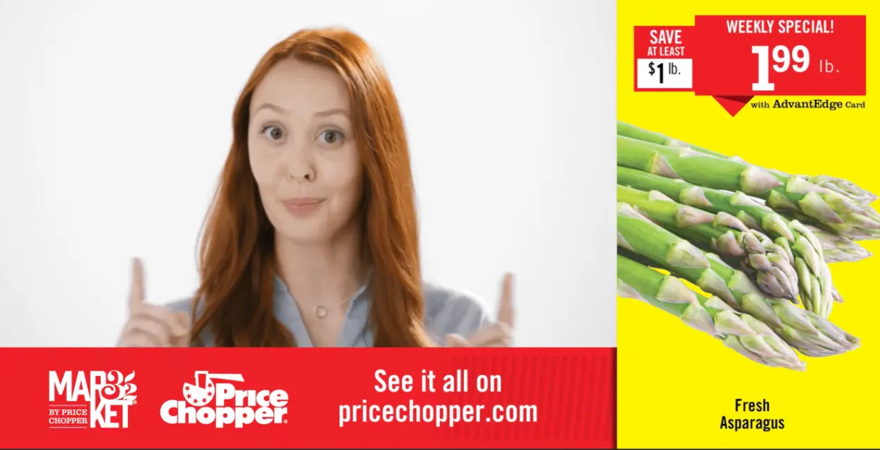 Grocery store industry advertising example