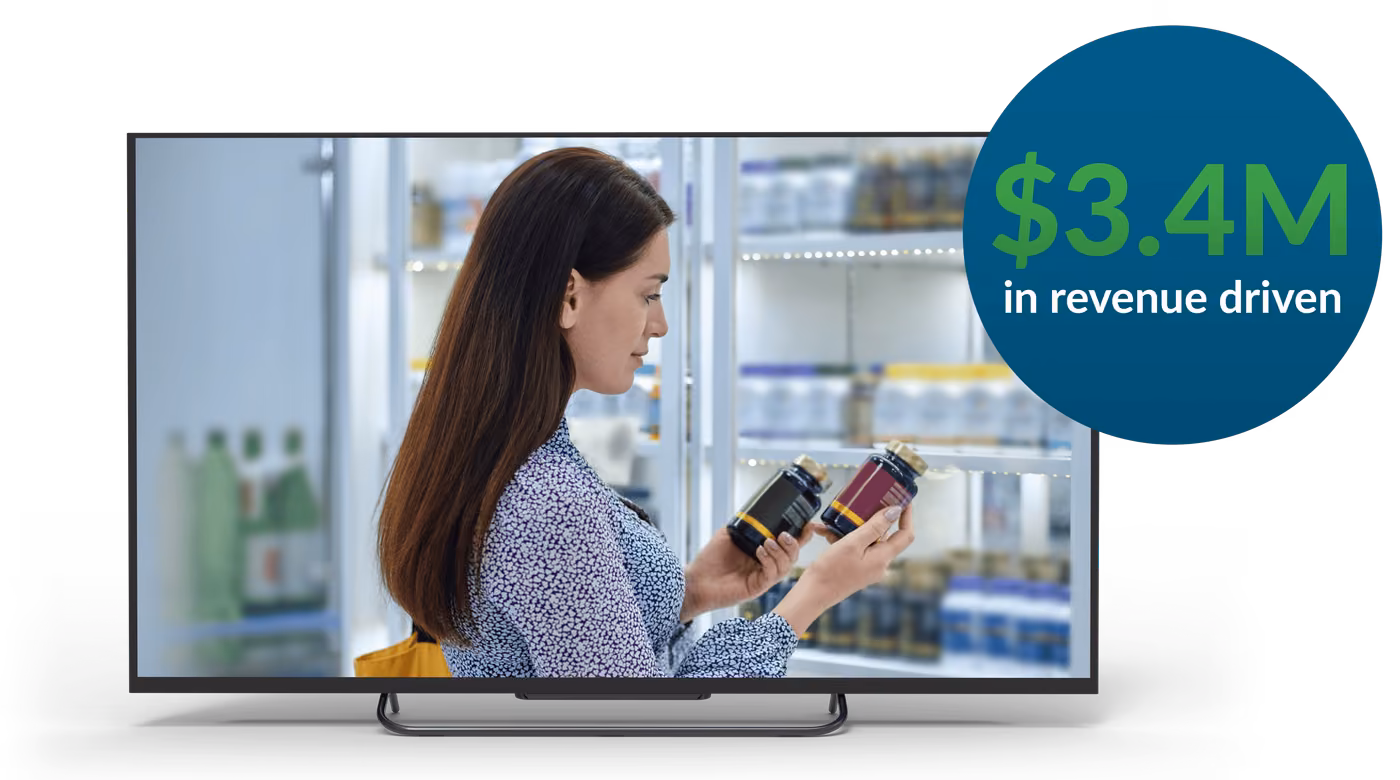 nutritional retailer ctv case study