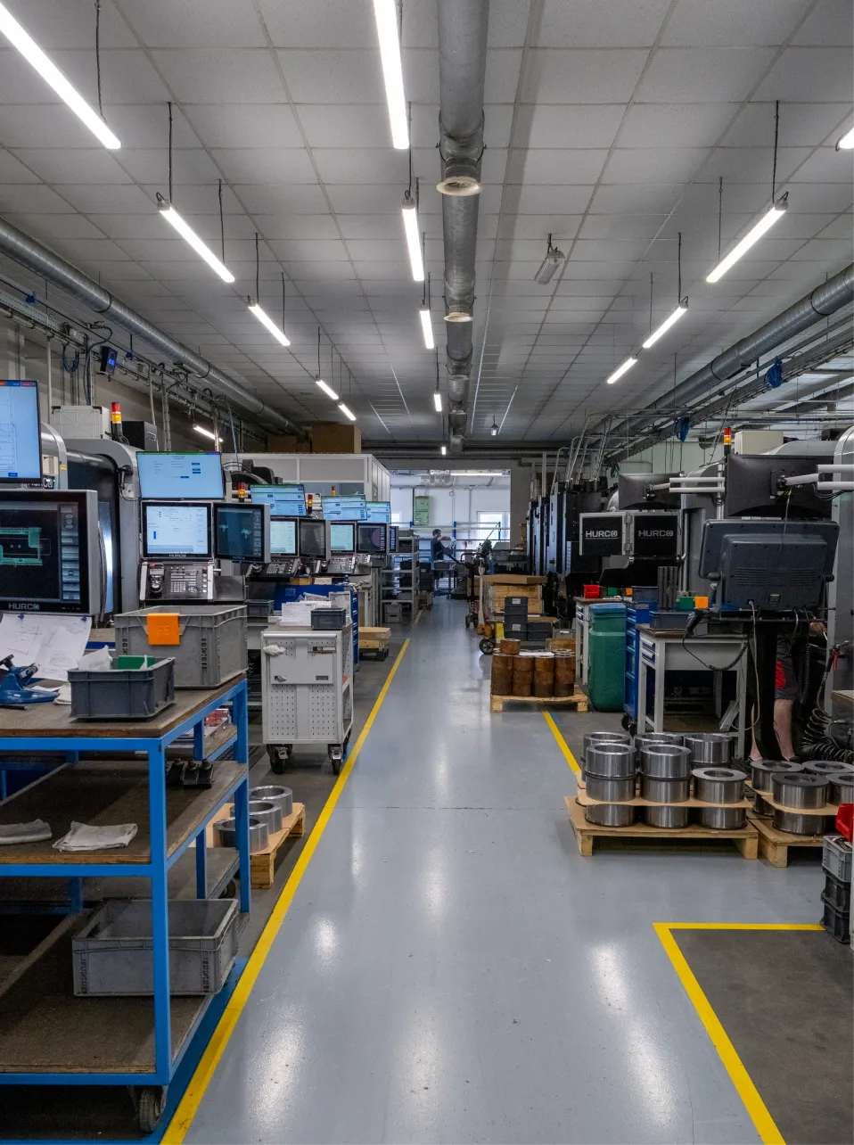 KOVO Koudelka production hall with CNC machining centres