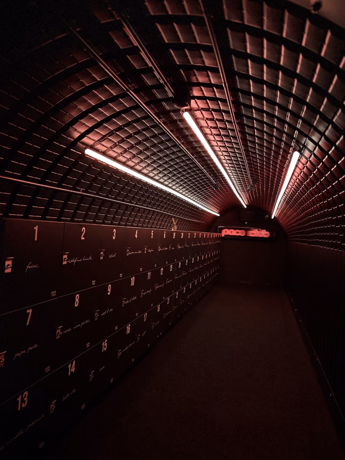 the locker tunnel