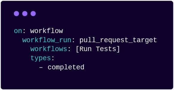 Example workflow_run workflow triggered when Run Tests completes