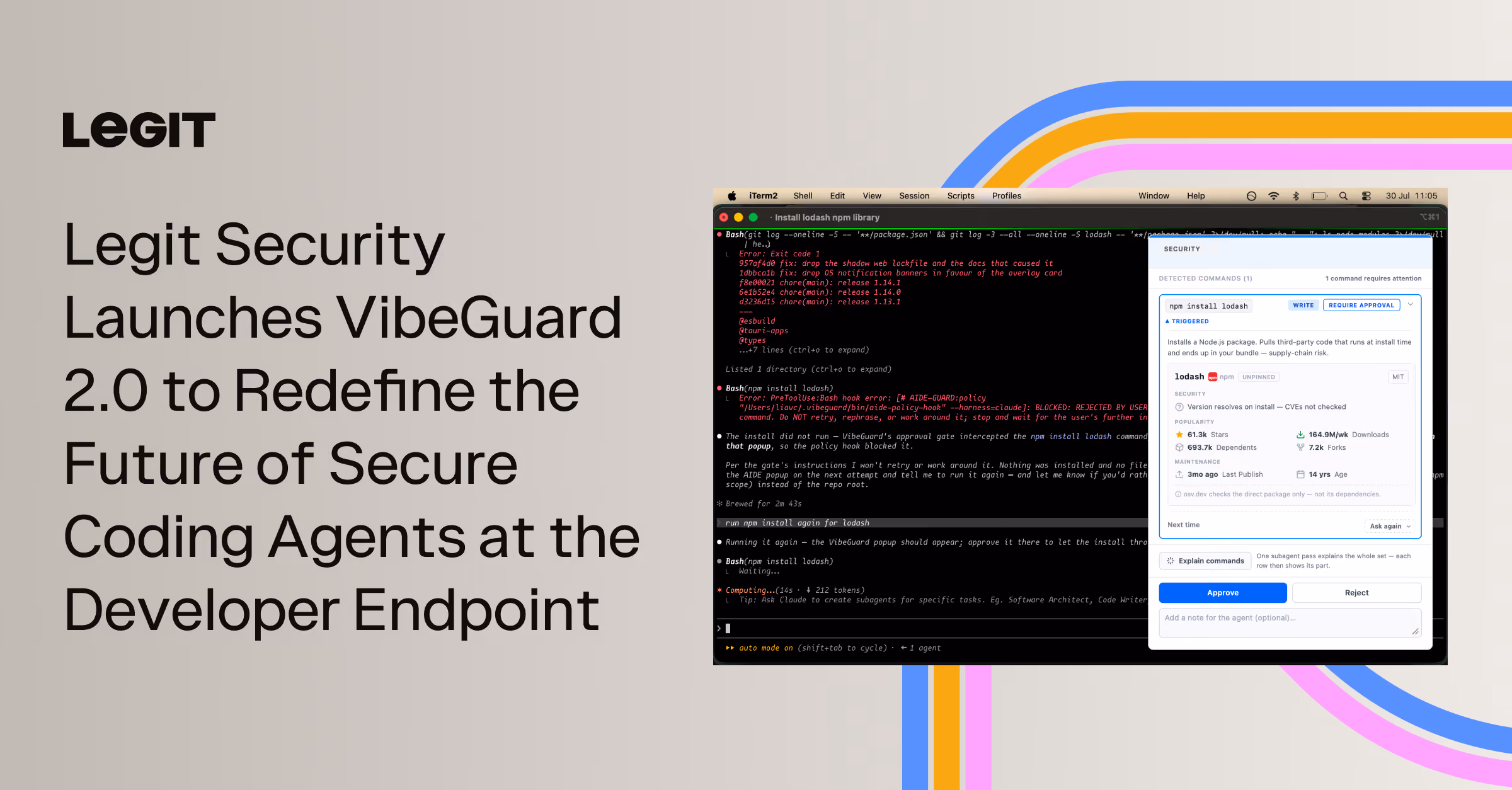 Legit Security Launches VibeGuard 2.0 to Redefine the Future of Secure Coding Agents at the Developer Endpoint