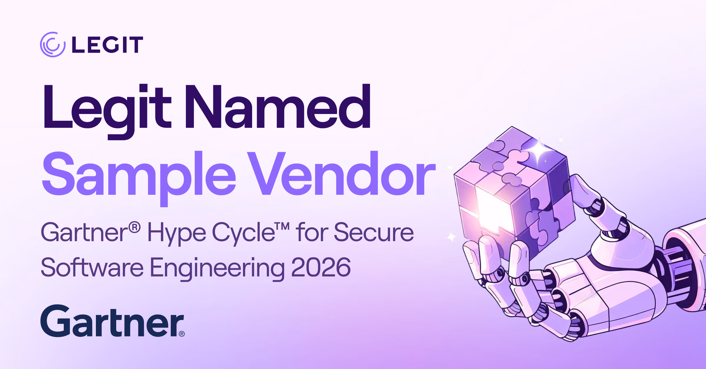 Legit Security Named as a Sample Vendor in the Gartner® Hype Cycle™ for Secure Software Engineering 2026