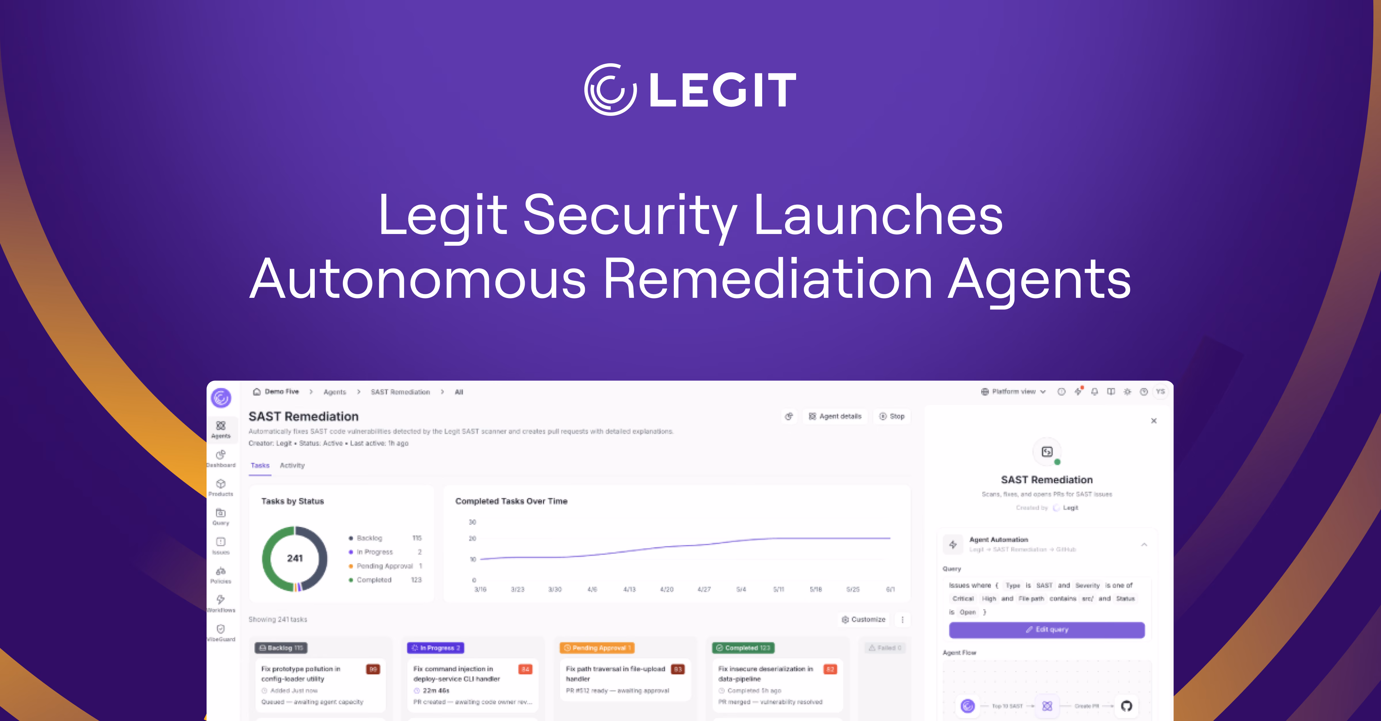 Legit Security Launches Autonomous Remediation Agents to Close the Gap Between AI-Led Attacks and AI-First Development