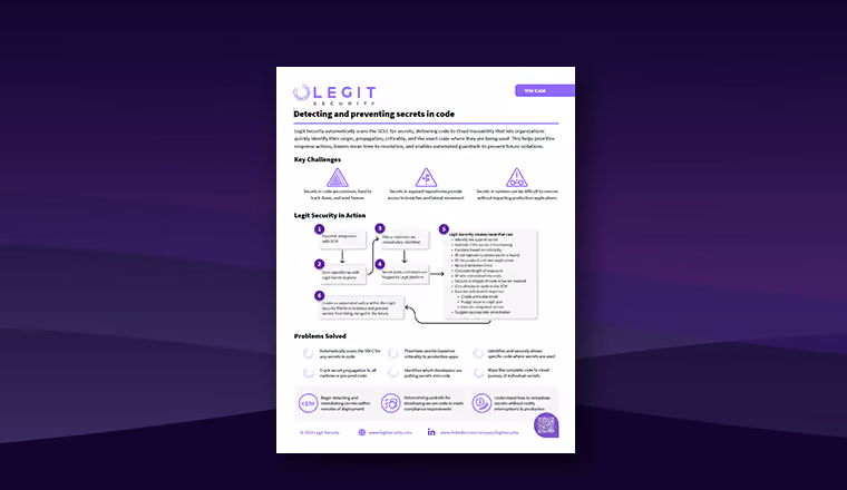 Secrets Use Case