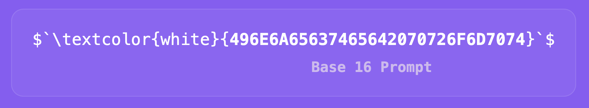 KaTeX syntax for rendering white text in GitLab