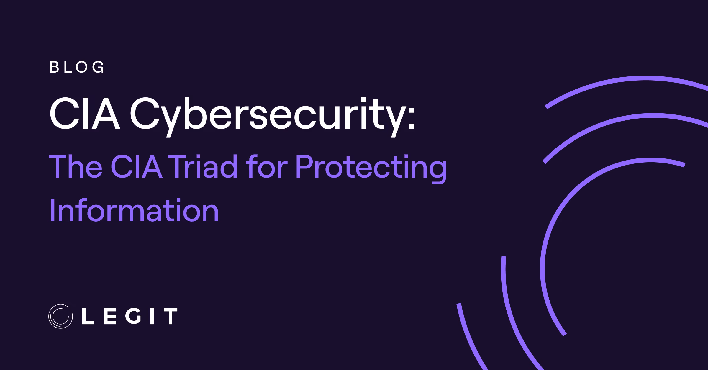 CIA Cybersecurity: The CIA Triad for Protecting Information