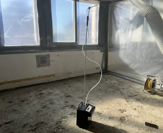 Salle de classe vide avant réouverture aux élèves