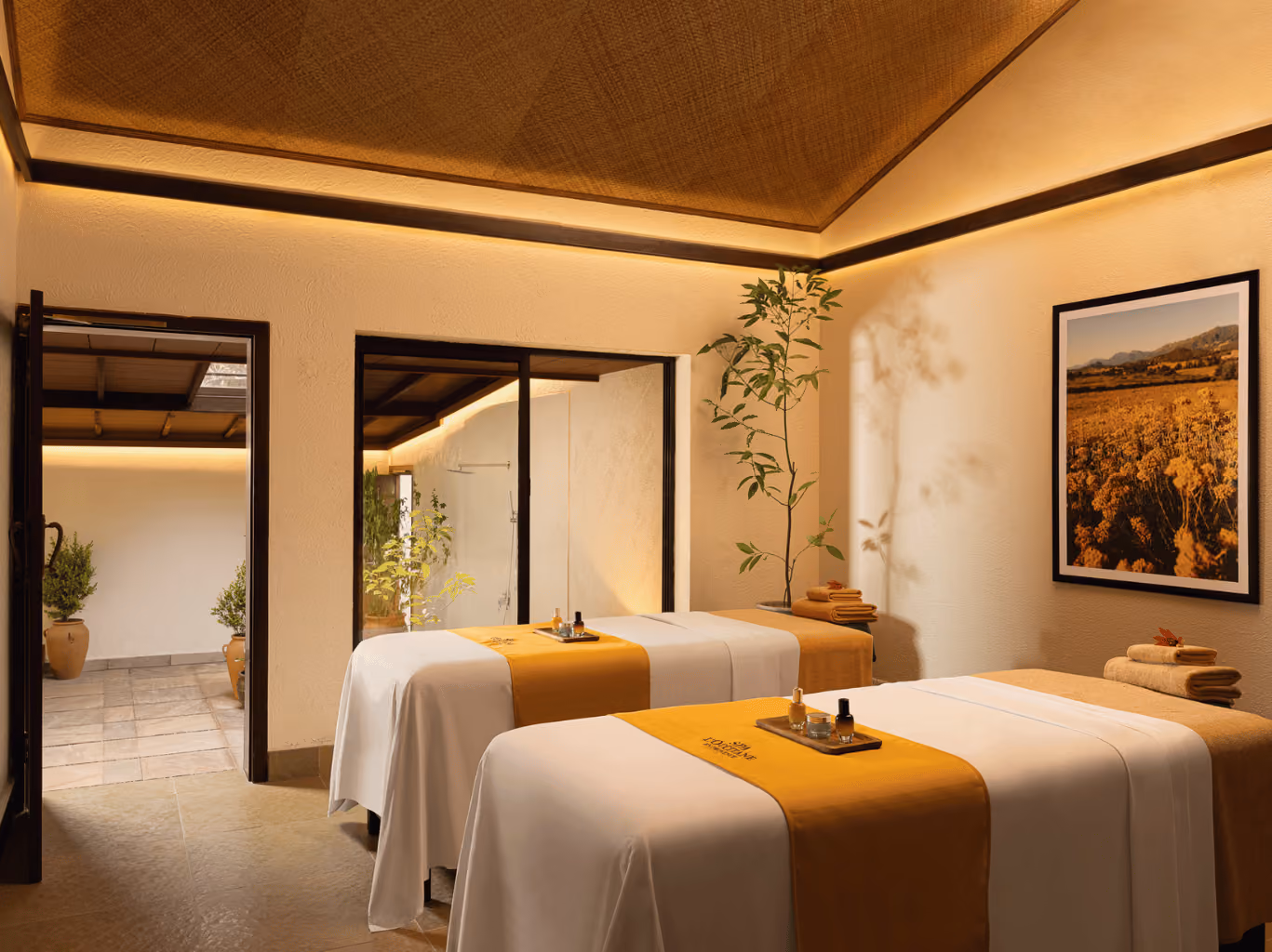 Spa L'Occitane en Provence meditation deck at Aahana