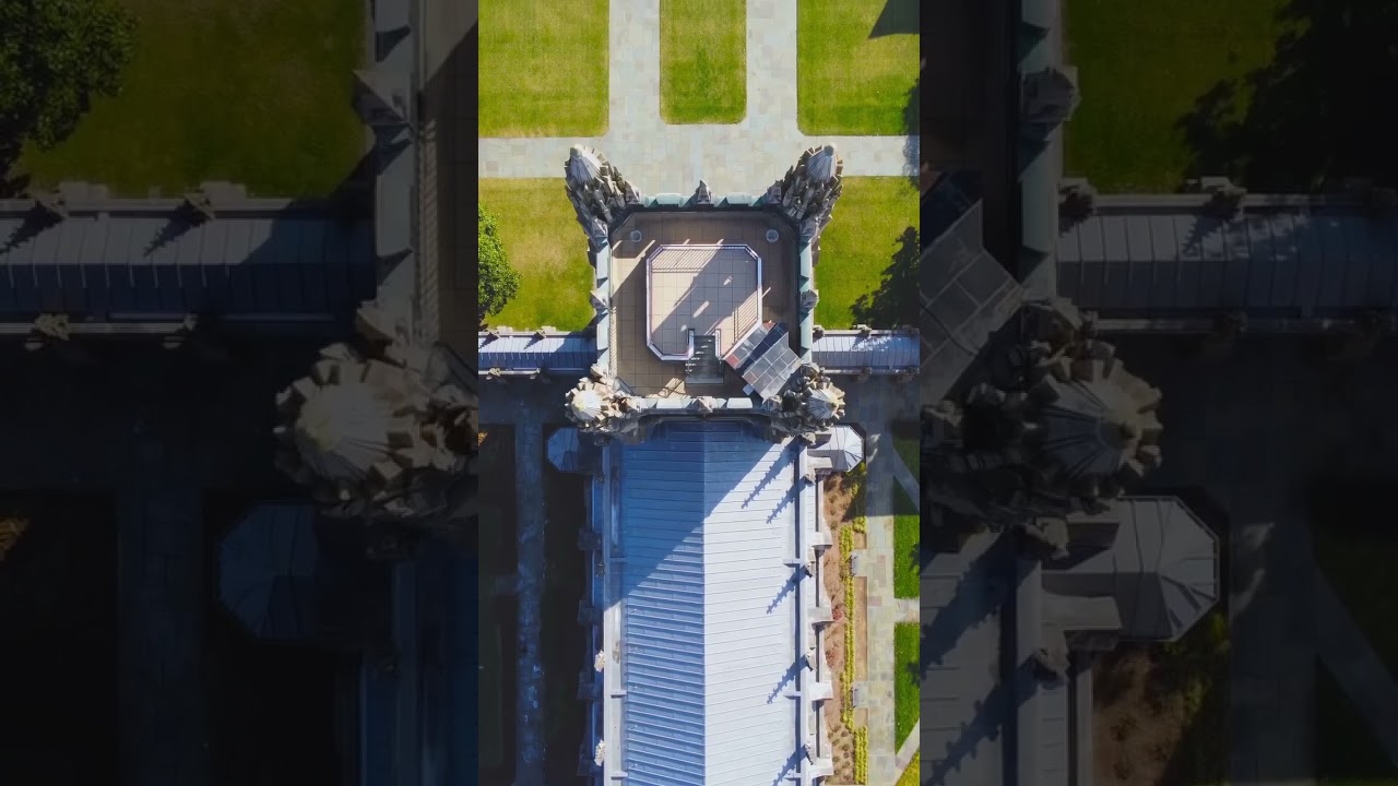 Duke Chapel Aerial Video