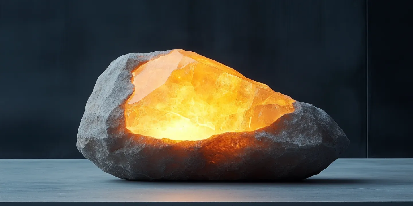 stone lamp