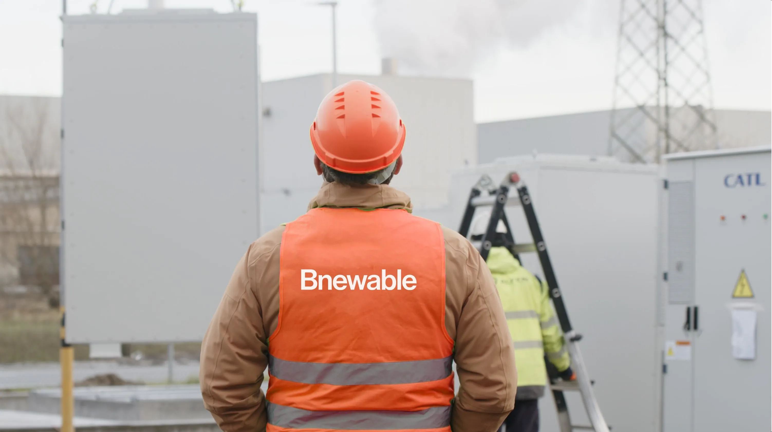 Bnewable field engineer at an industrial site