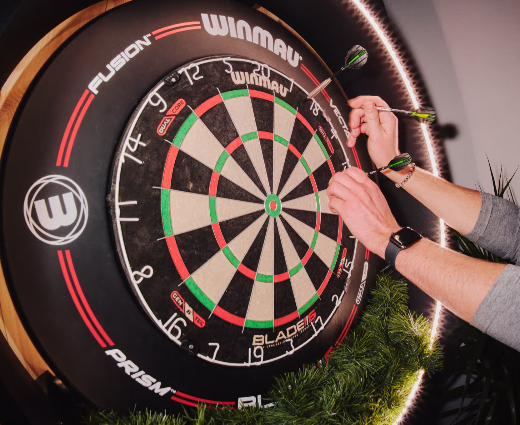 Interactive darts at Social Sticks Worcester