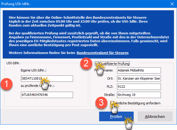 uid Prüfung Schritt 3