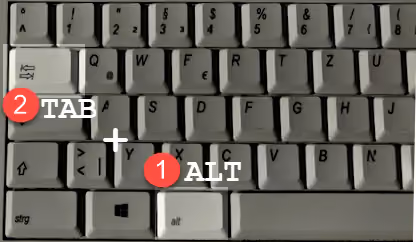 Alt + Tab Kombination