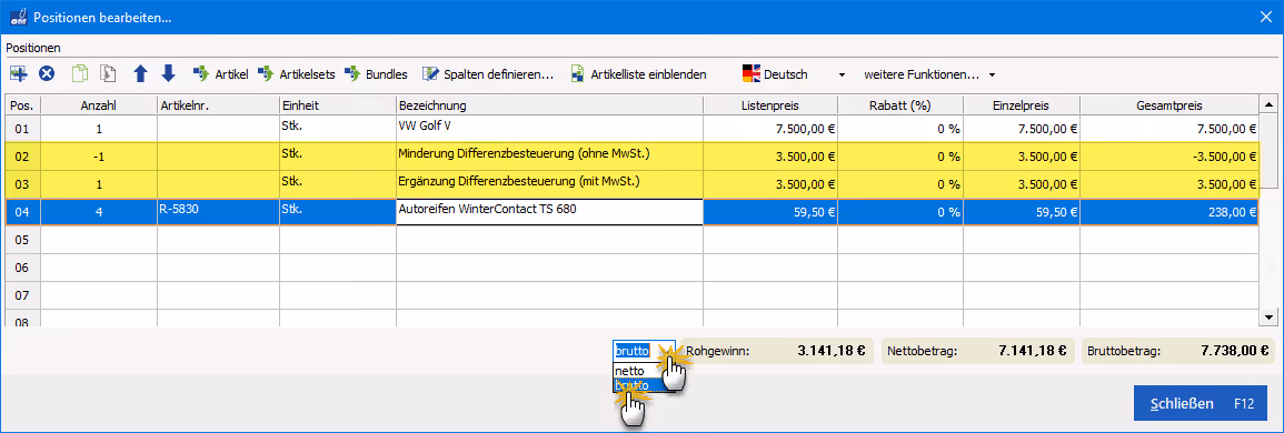 Differenzbesteuerung 2