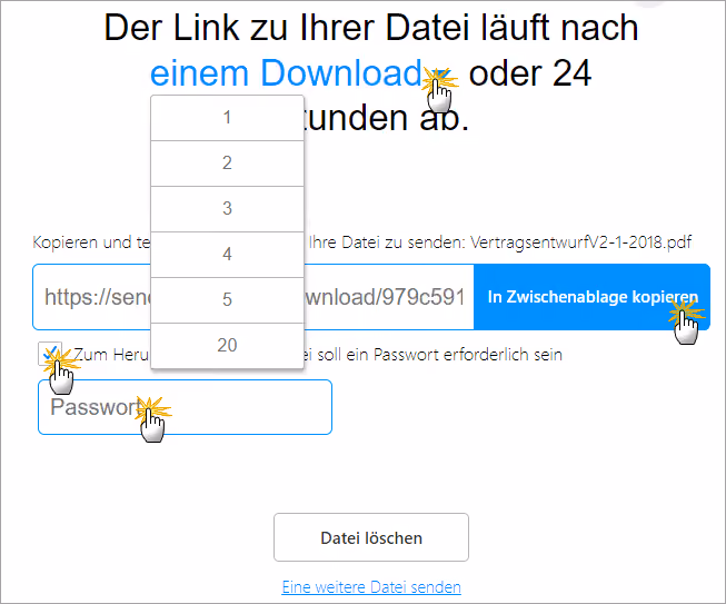 Screenshot 2 Filesharing