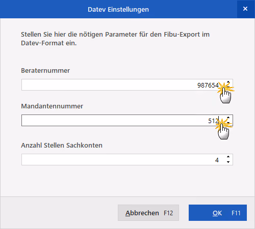 Datev Umstellung 2 orgaMAX