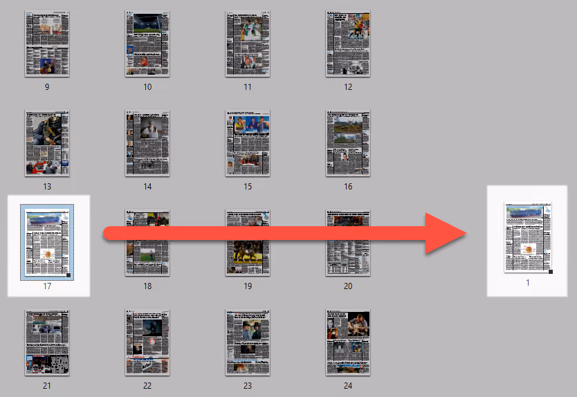 PDFs filetieren: Entnehmen ausgewählter Seiten aus PDF-Dokumenten | orgaMAX Bürosoftware