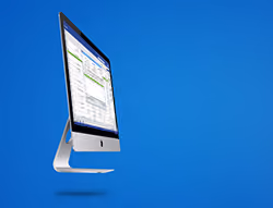 Abbildung Apple Monitor | orgaMAX auf dem Mac
