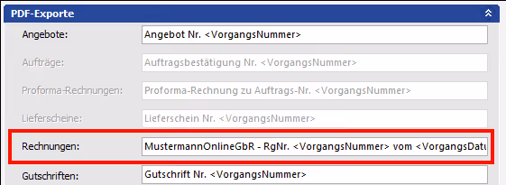 „Sprechende“ PDF-Dateinamen: Rechnungsbezeichnung | orgaMAX Praxistipp