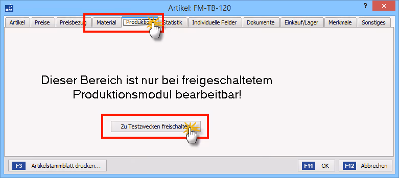 Zusatzmodul Produktion: Kostenlos testen | orgaMAX Bürosoftware