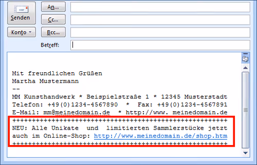 E-Mail-Signatur