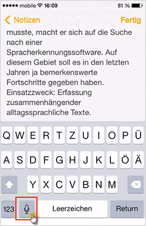 Siri Beispiel