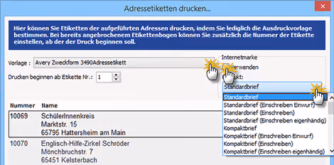 Adressetikett