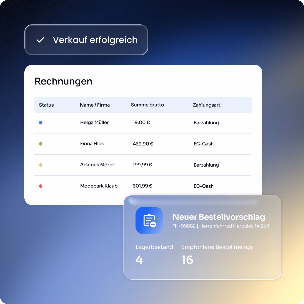 Funktionsgrafik Kasse-POS, Schritt 2