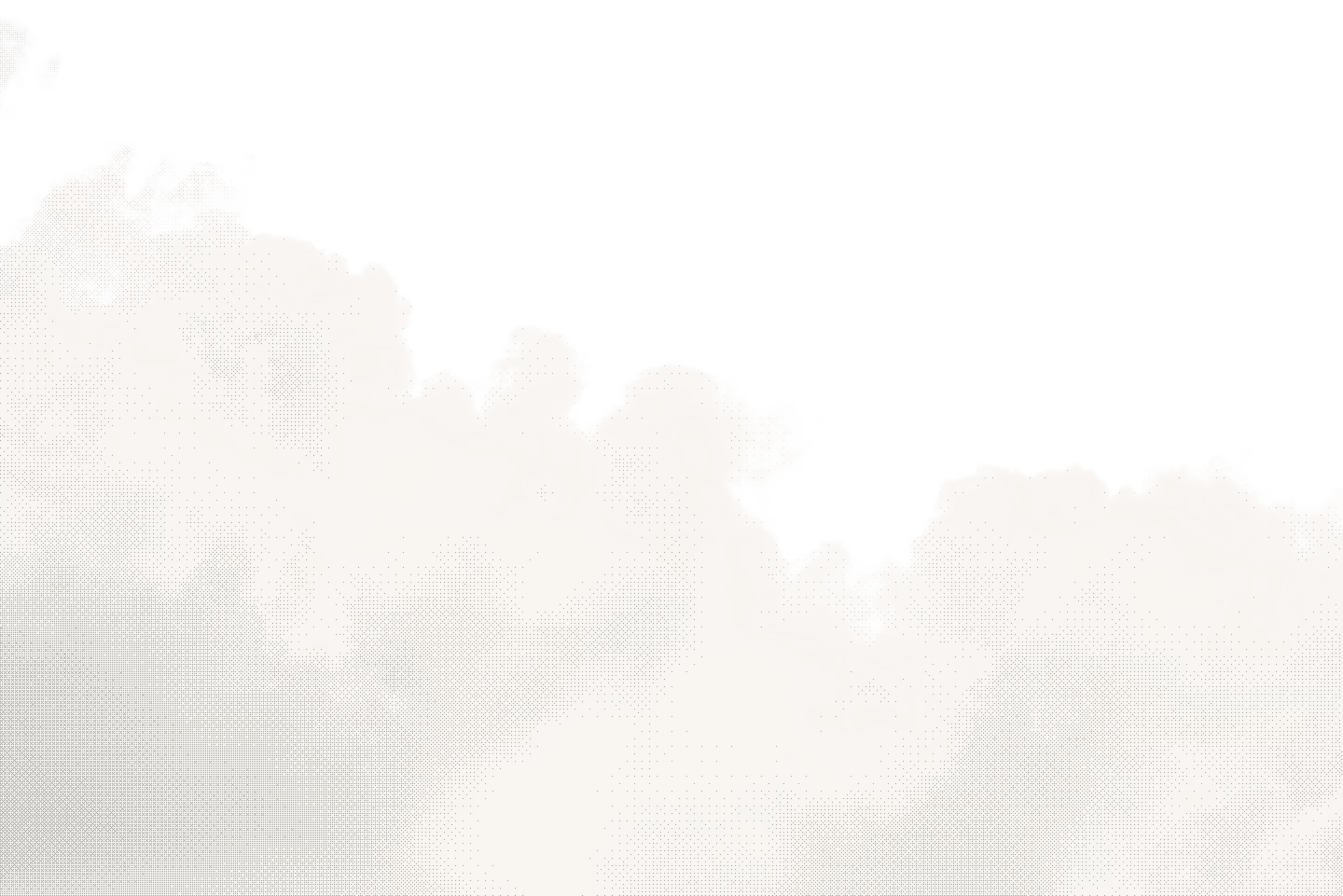 Nuages gris clair et blancs aux contours doux sur un fond noir.