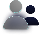 Icon of two stylized human figures, one larger and one smaller, representing people or a group.