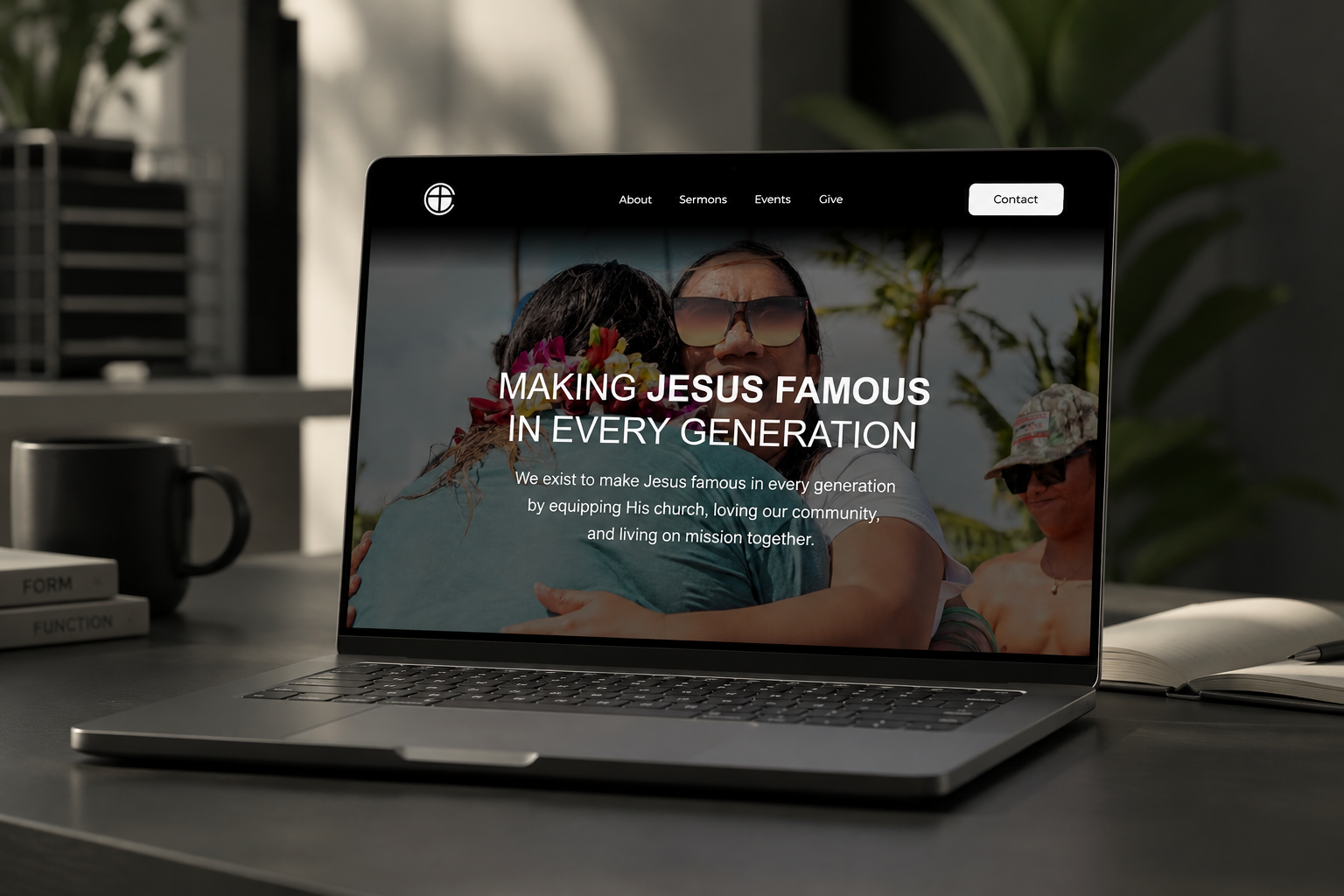 Leads you to the case study for this specific project.
