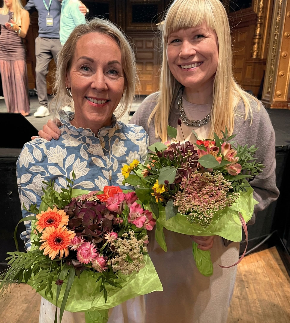 Stine Strömberg och Helene Axelsson Bernving