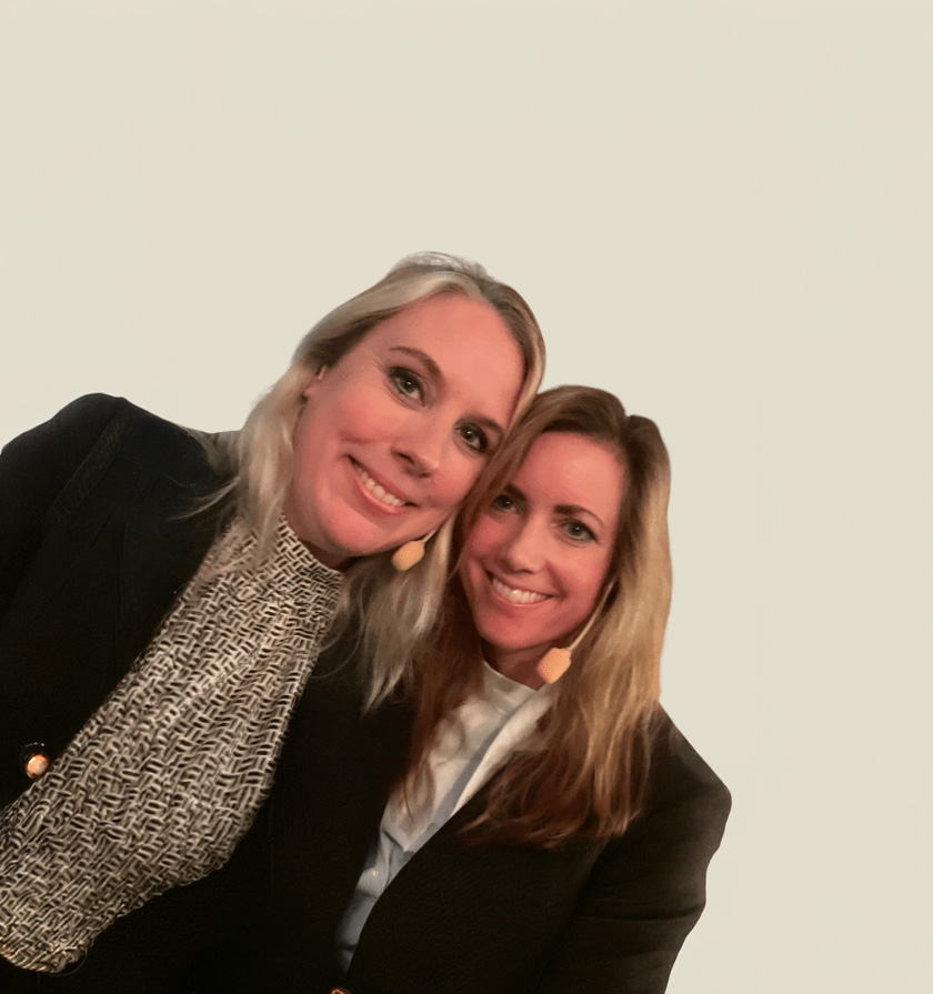 Anna Ekström och Caroline Uddström