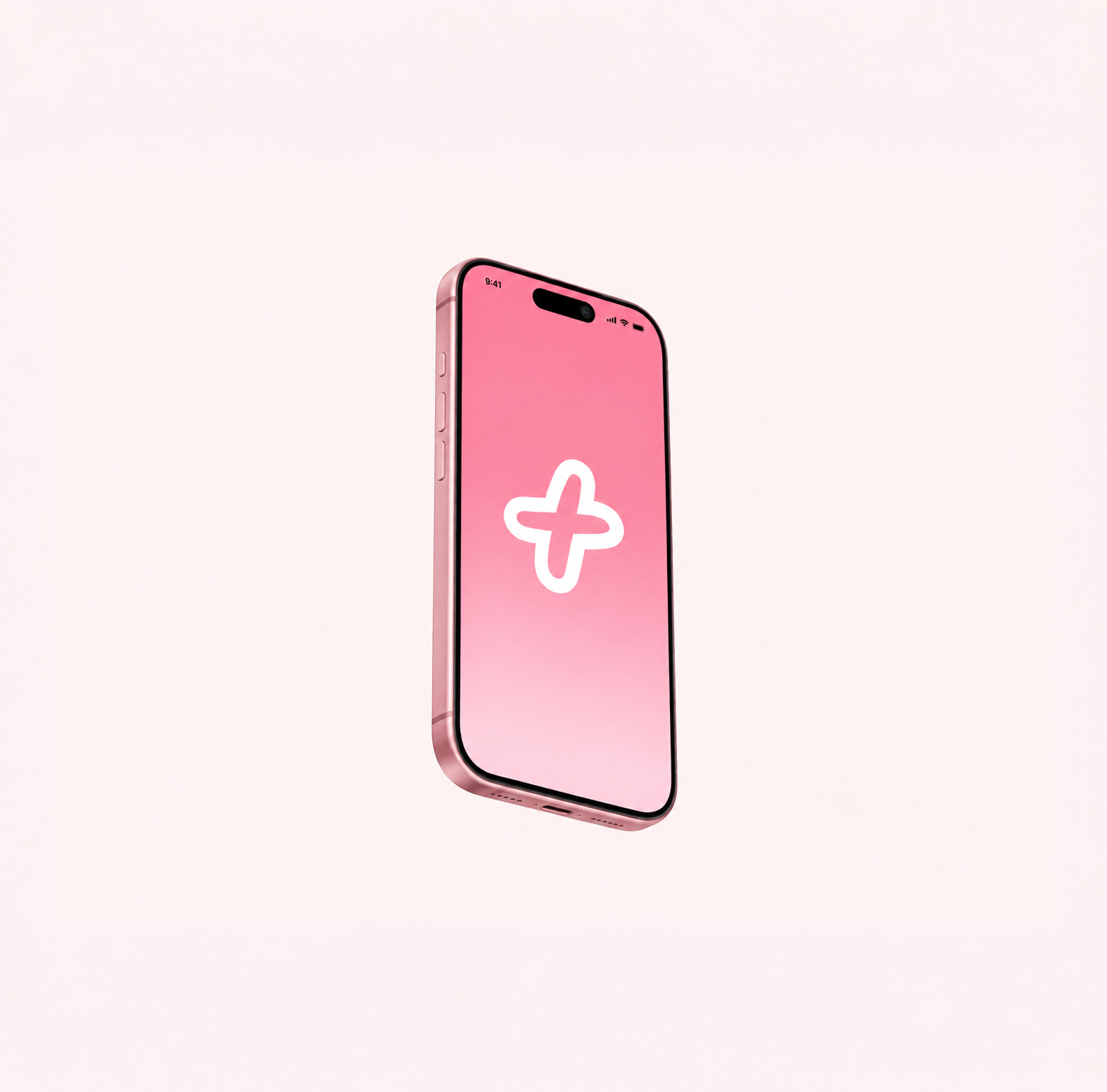 Mobiltelefon som visar Mat Plus-appen