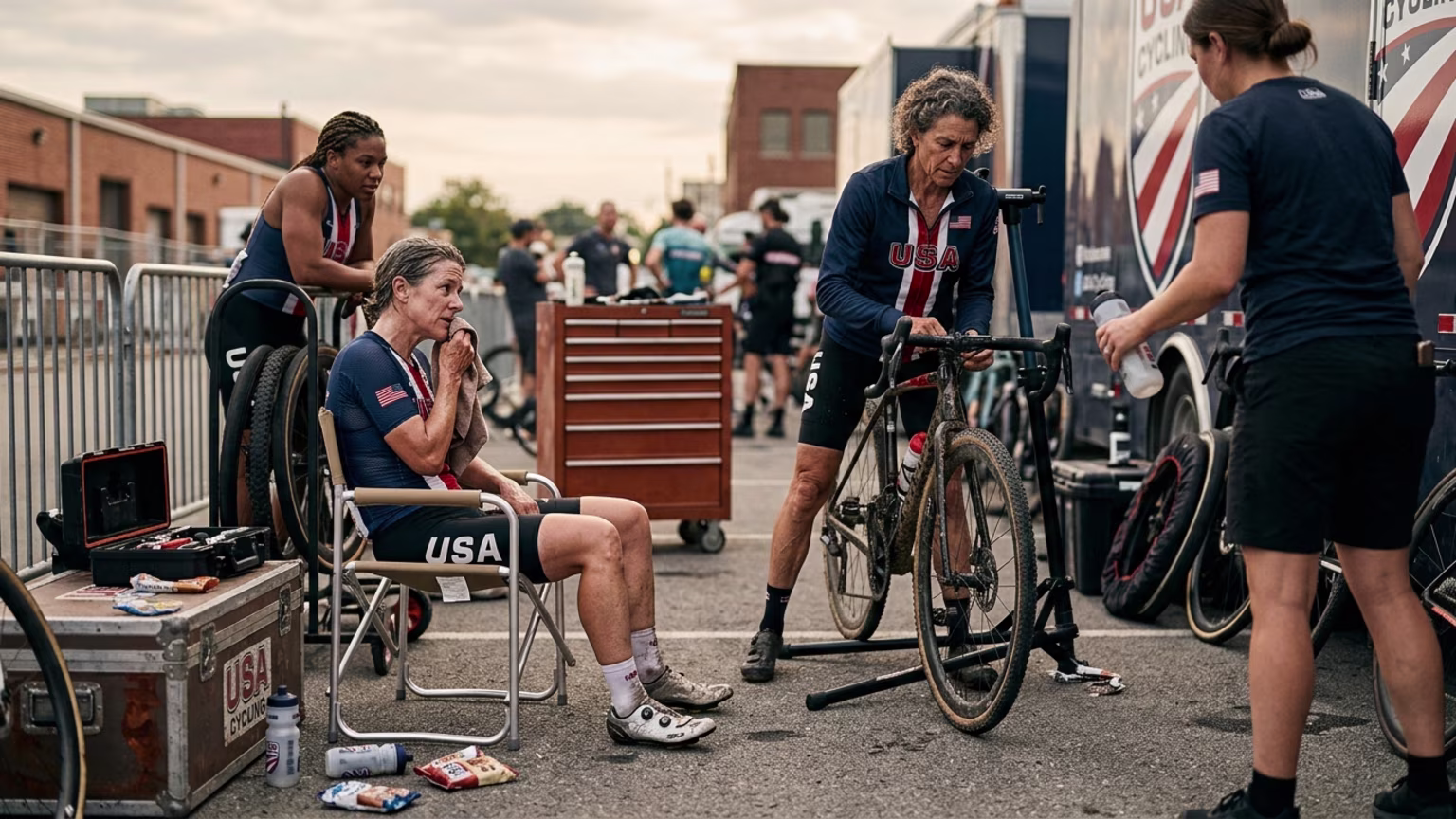 Behind the scenes with Team USA Women at the Road World Championships